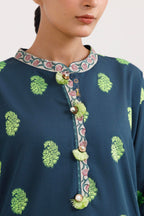 Stitched Embroidered Jacquard Shirt+ Shalwar