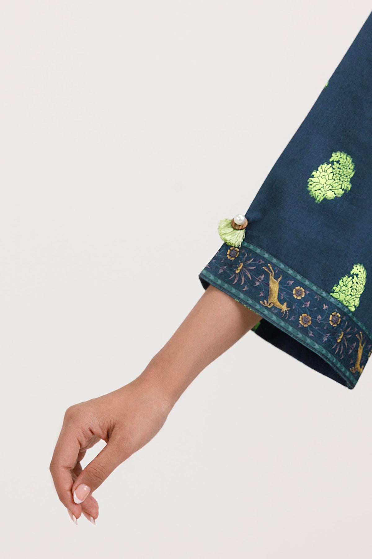 Stitched Embroidered Jacquard Shirt+ Shalwar
