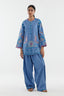 Stitched Embroidered Cotton Khaddar Shirt+ Shalwar