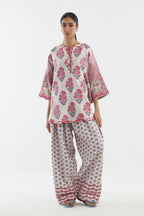Stitched Embroidered Woven Jacquard Shirt+ Shalwar