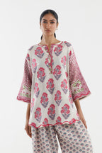 Stitched Embroidered Woven Jacquard Shirt+ Shalwar