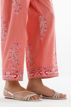 Stitched Cotton Khaddar Shirt+ Culotte