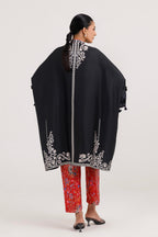 Stitched Printed Satin Shirt+ Culotte