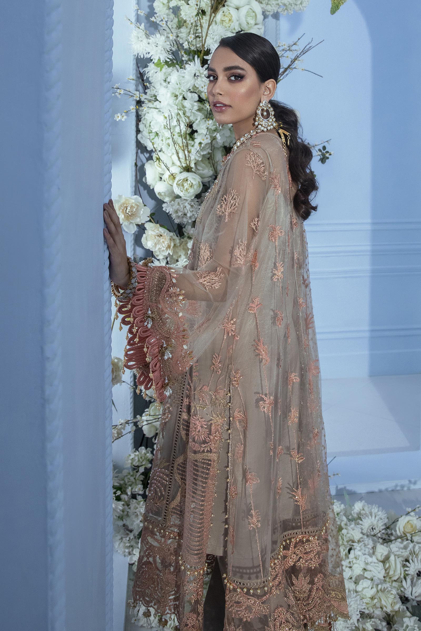Unstitched 3 Piece Net Suit
