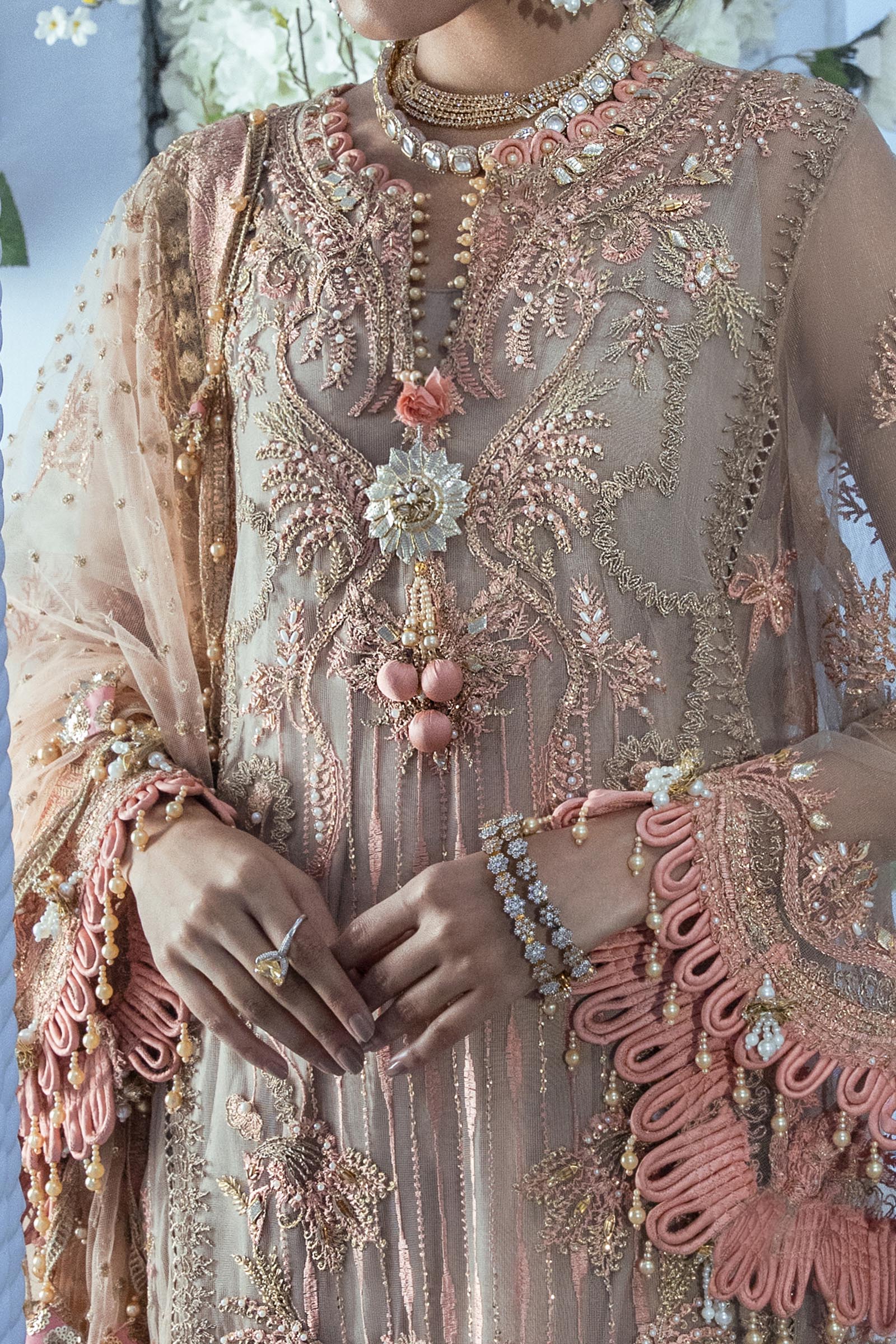 Unstitched 3 Piece Net Suit