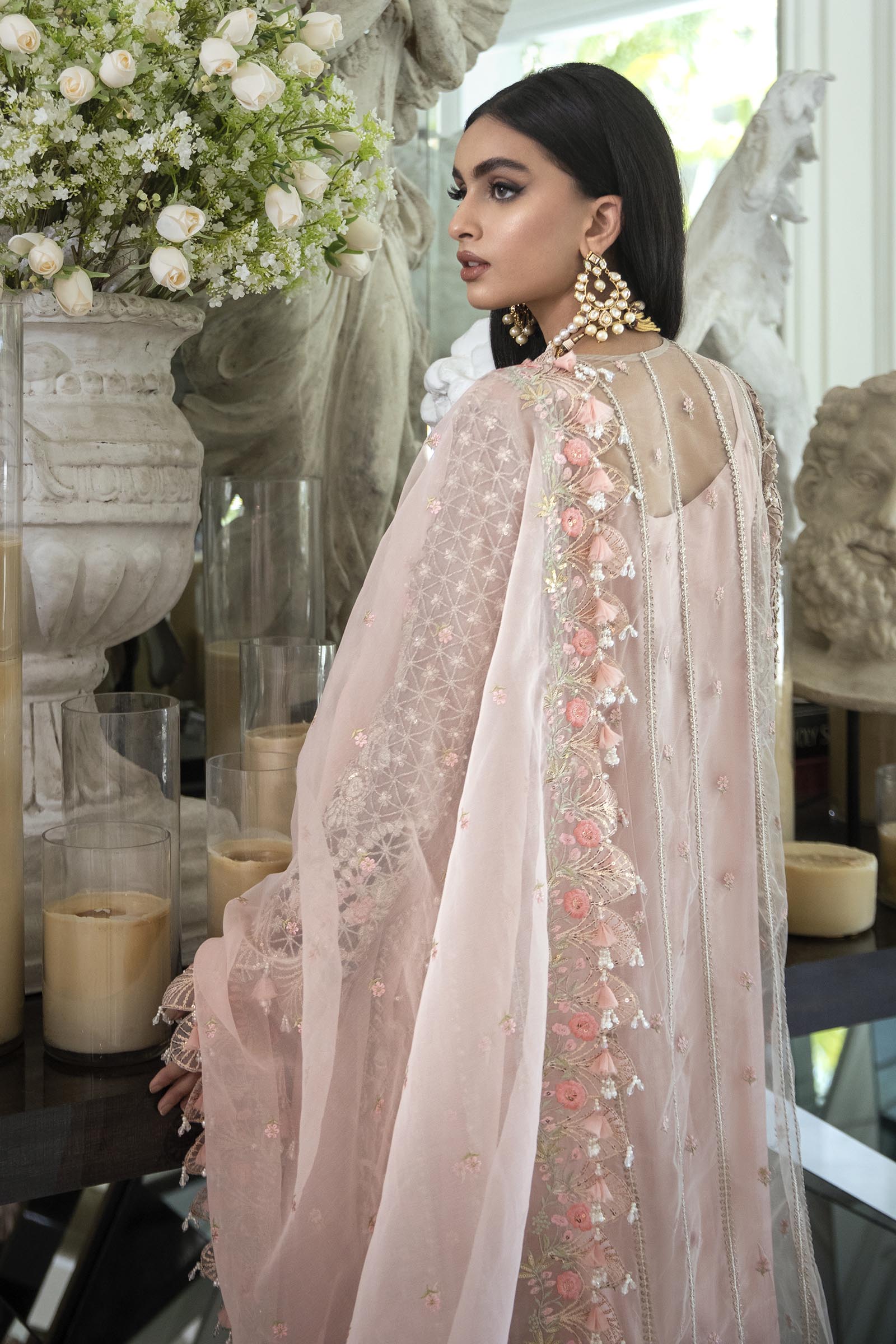 Unstitched 3 Piece Net Suit