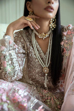 Unstitched 3 Piece Net Suit