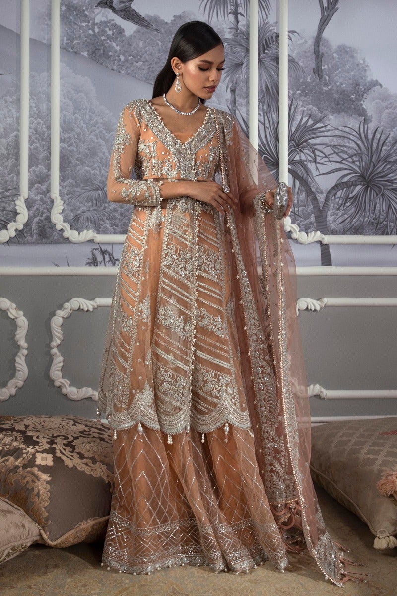 Unstitched 3 Piece Net Suit Main image