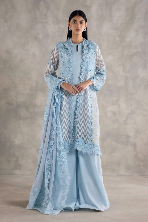Stitched Exclusive Embroidered Suit Main image