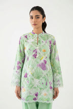 Stitched Embroidered Muzlin Shirt+ Bottom