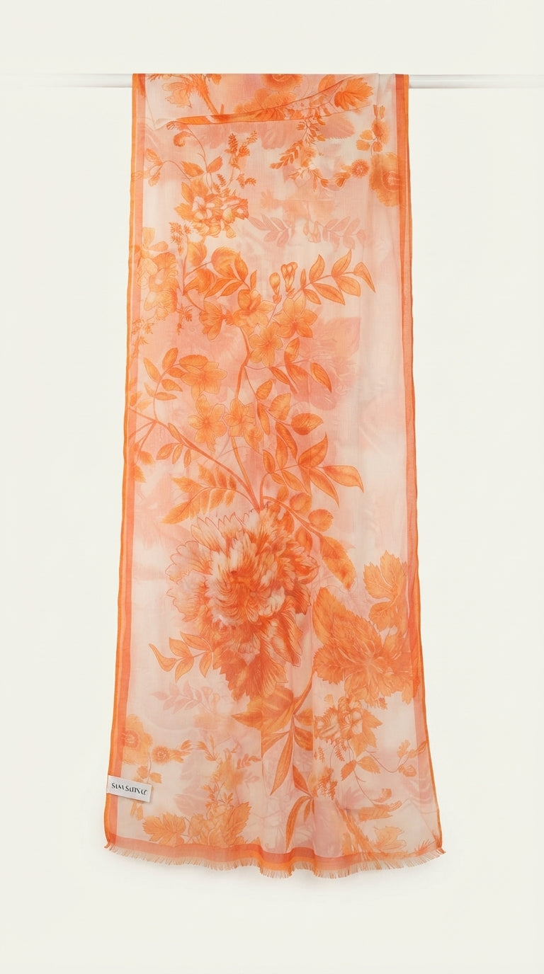 Printed Chiffon Dupatta Main image