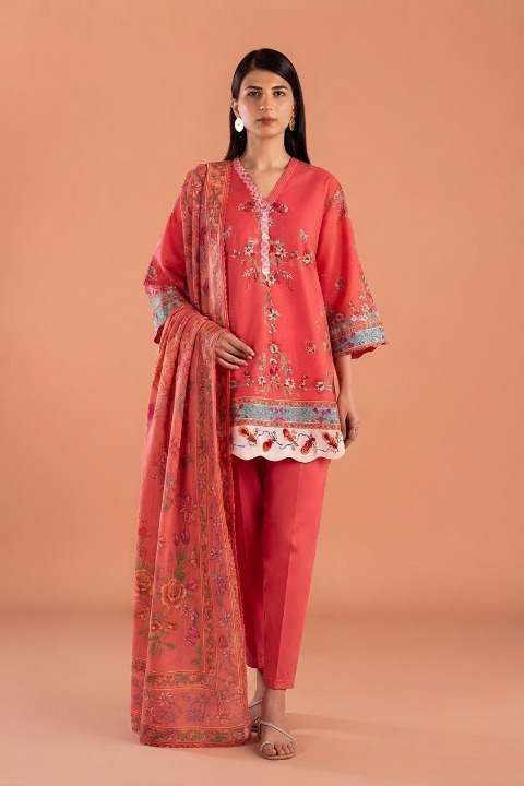Unstitched Mahay Lawn 3 Piece Suit Main image
