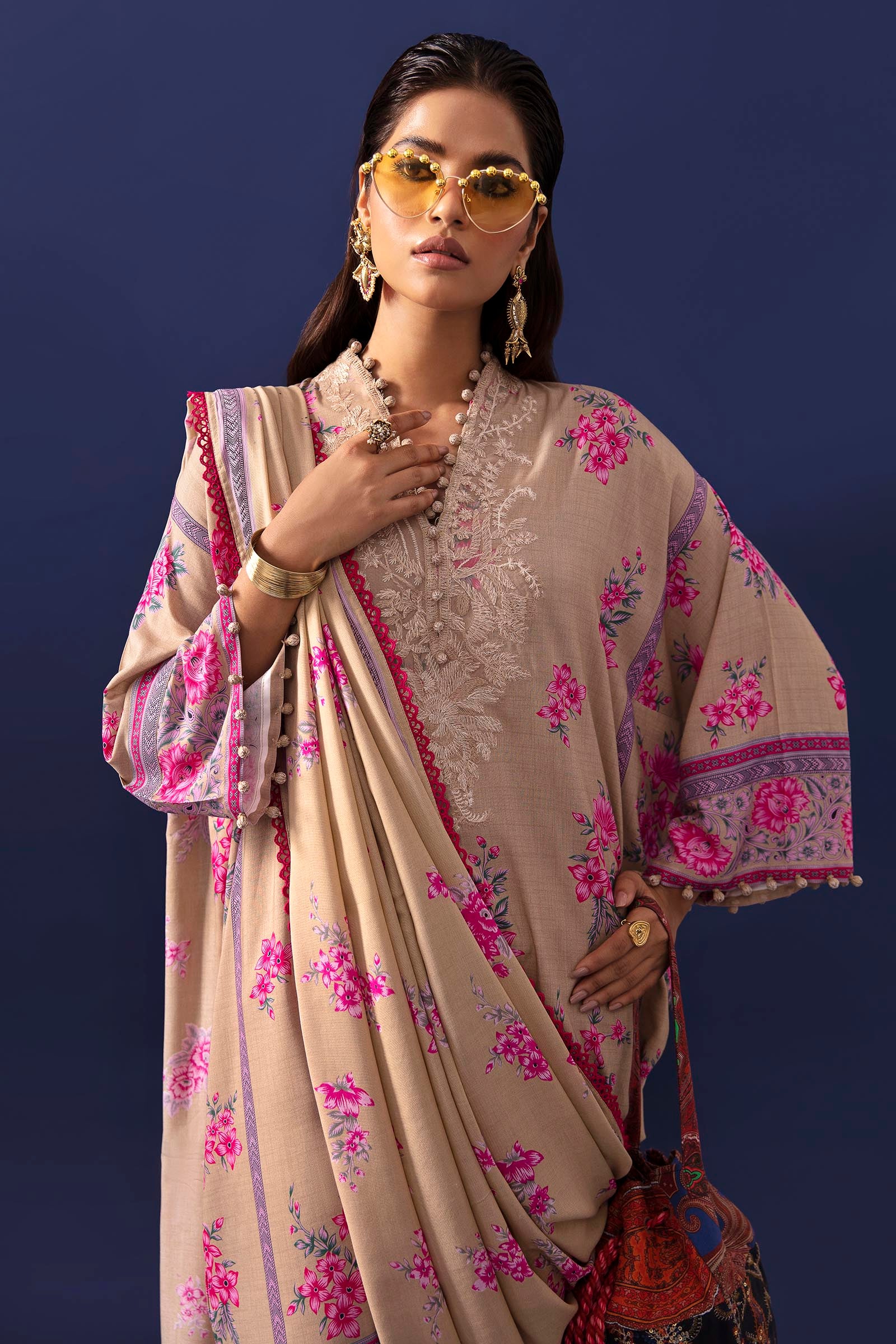 Unstitched 2 Piece Linen Suit Secondary image