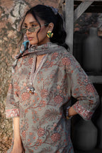 Unstitched 3 Piece Lawn Suit