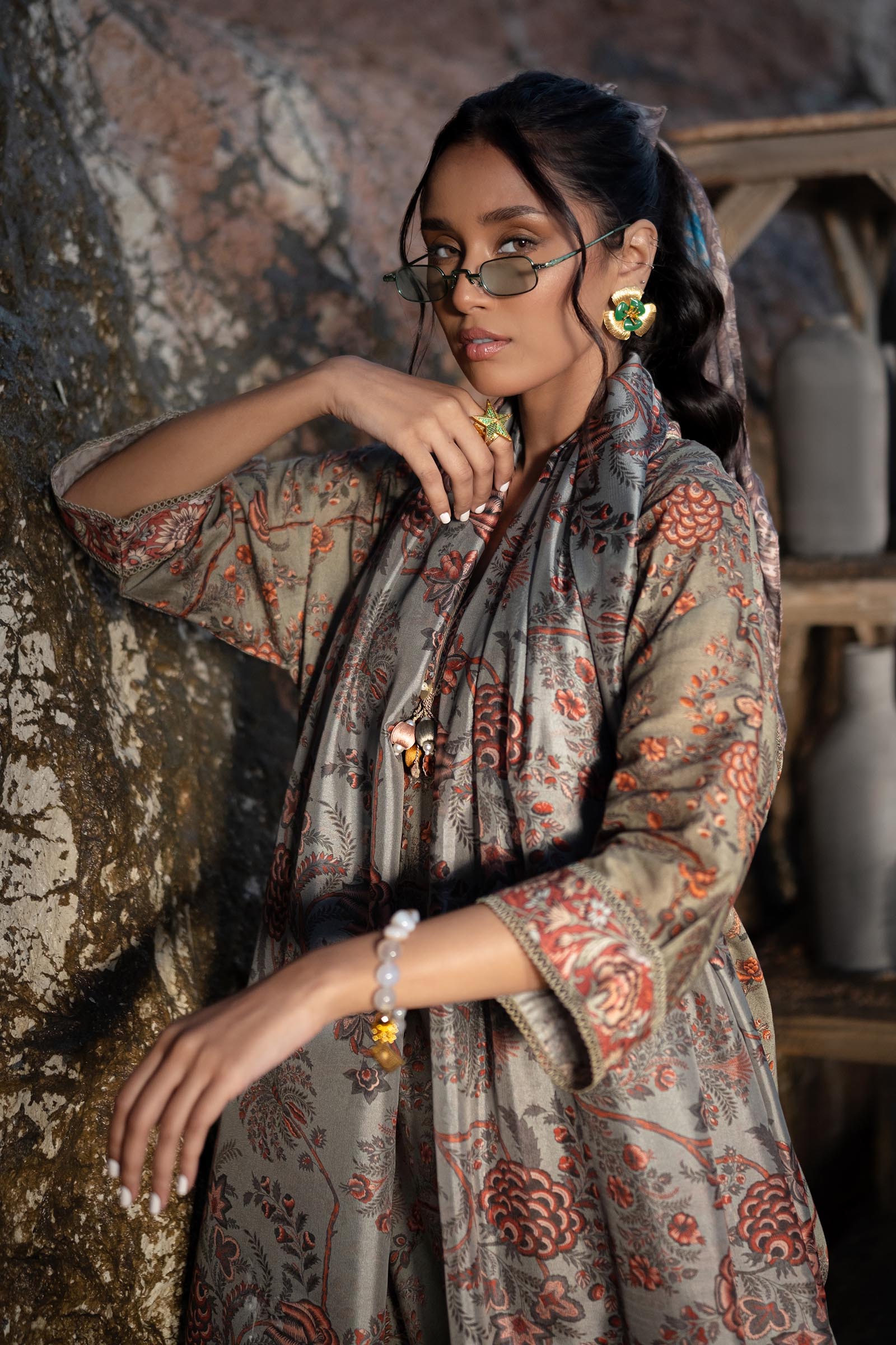 Unstitched 3 Piece Lawn Suit