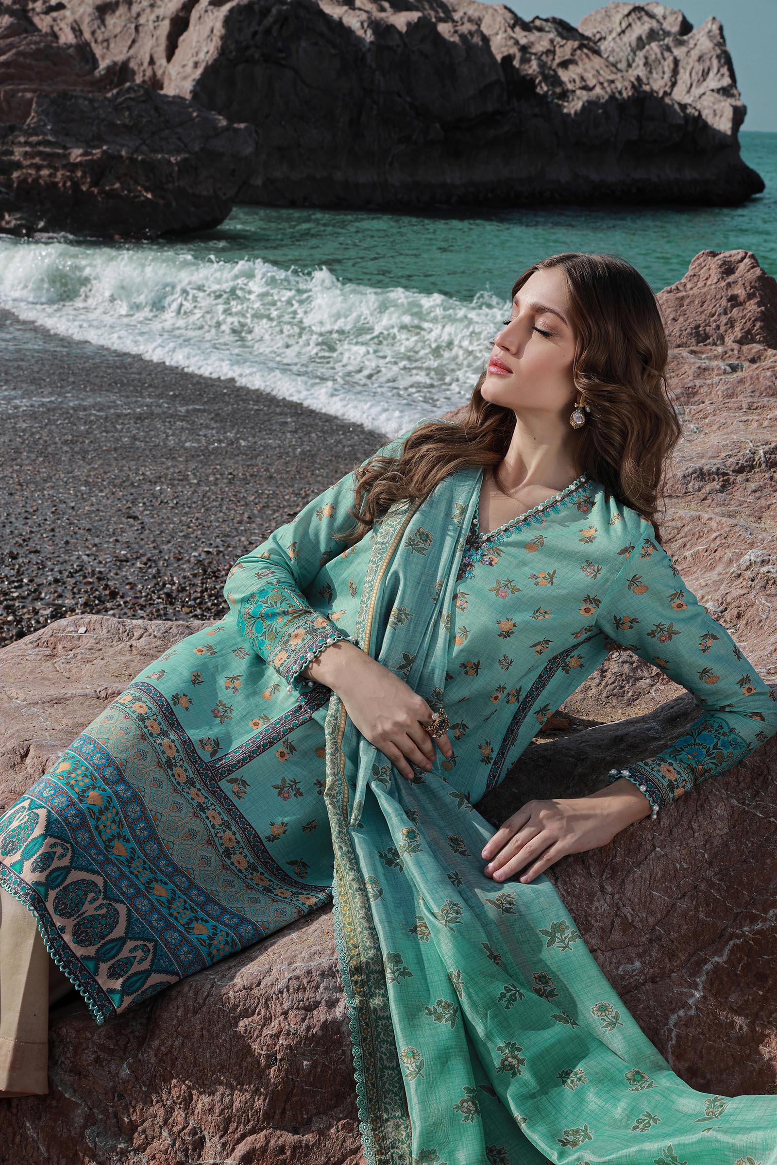 Unstitched 2 Piece Lawn Suit