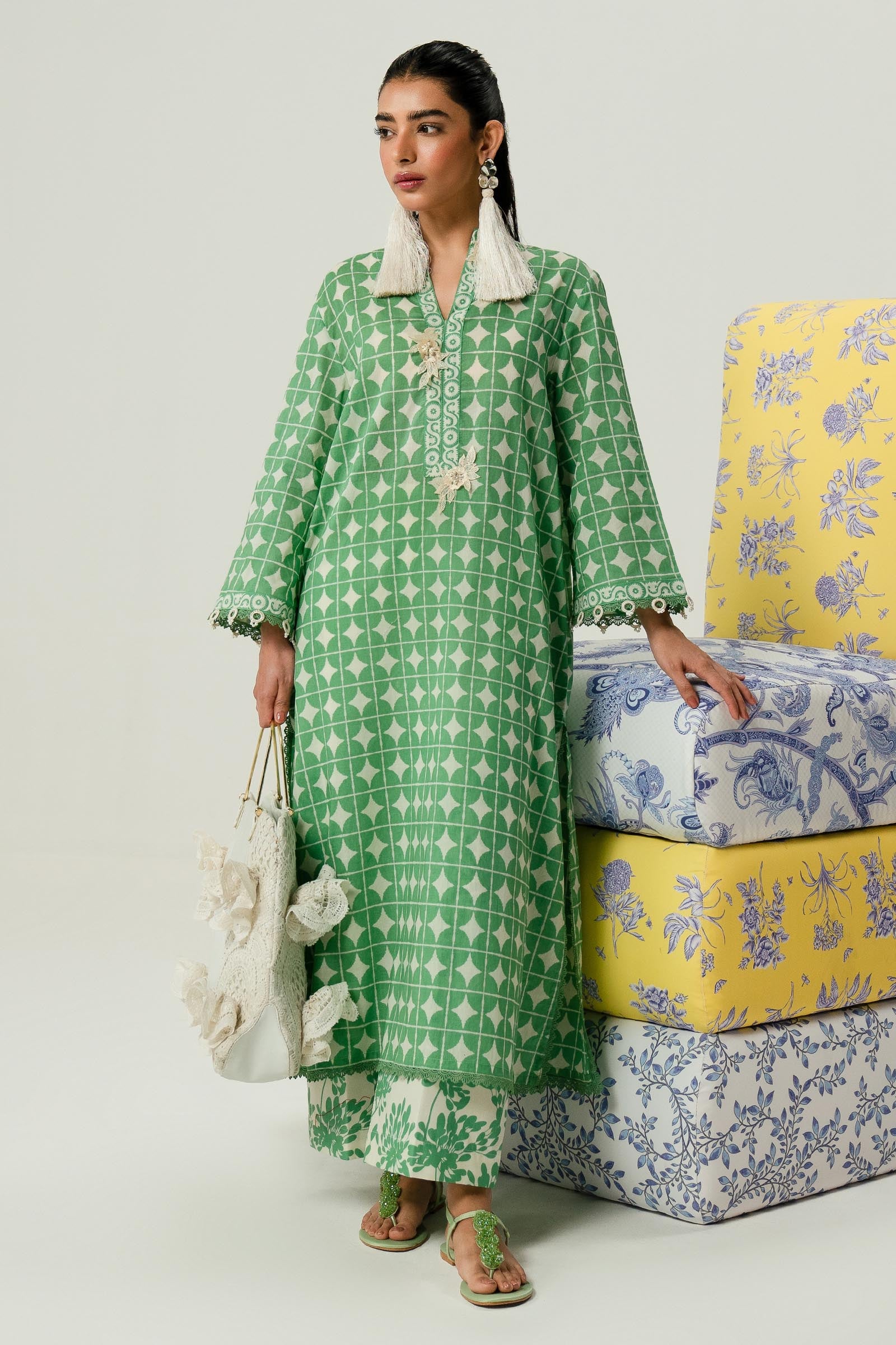 Unstitched 2 Piece Lawn Suit