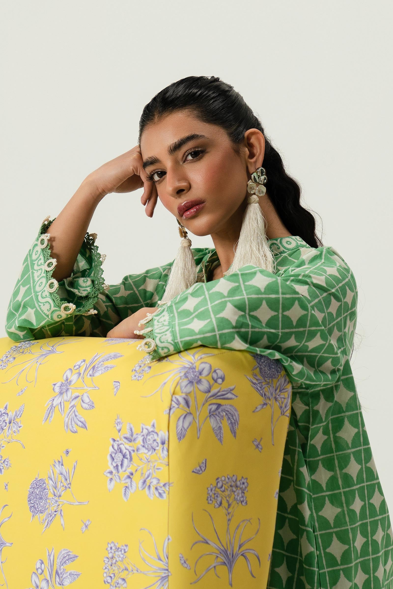 Unstitched 2 Piece Lawn Suit