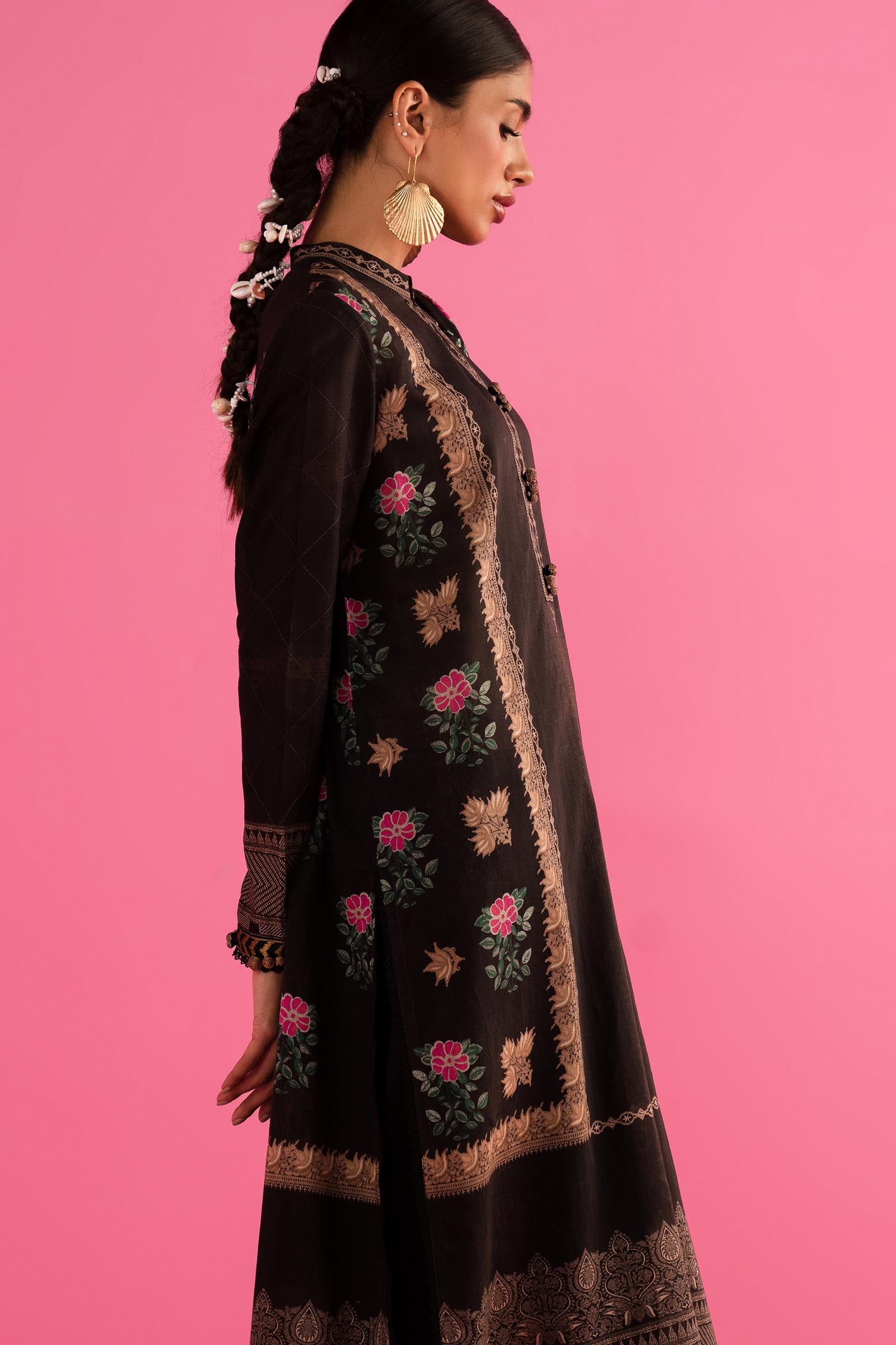 Unstitched 3 Piece Lawn Suit