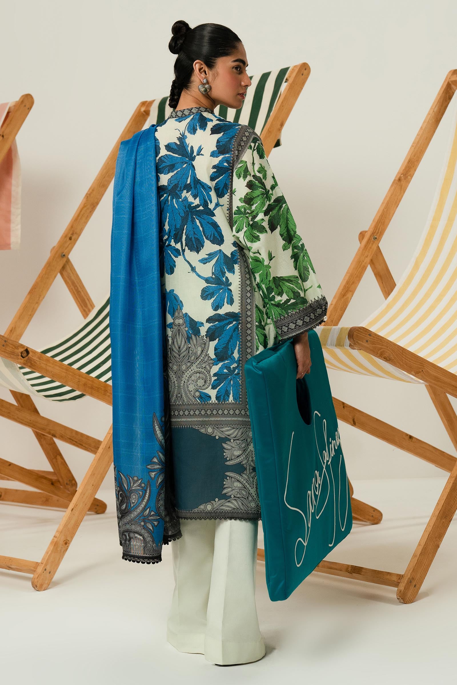 Unstitched 2 Piece Lawn Suit