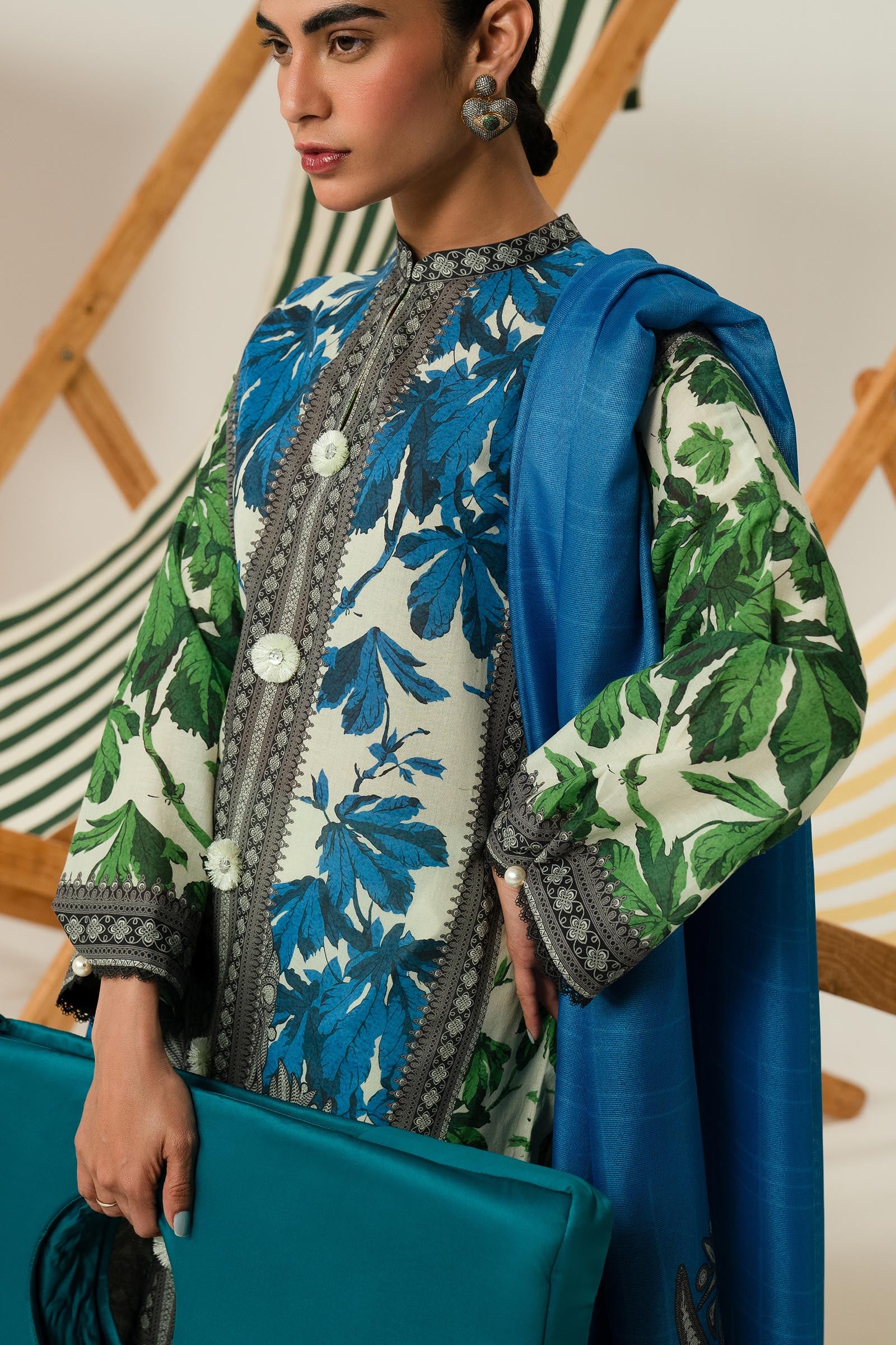 Unstitched 2 Piece Lawn Suit