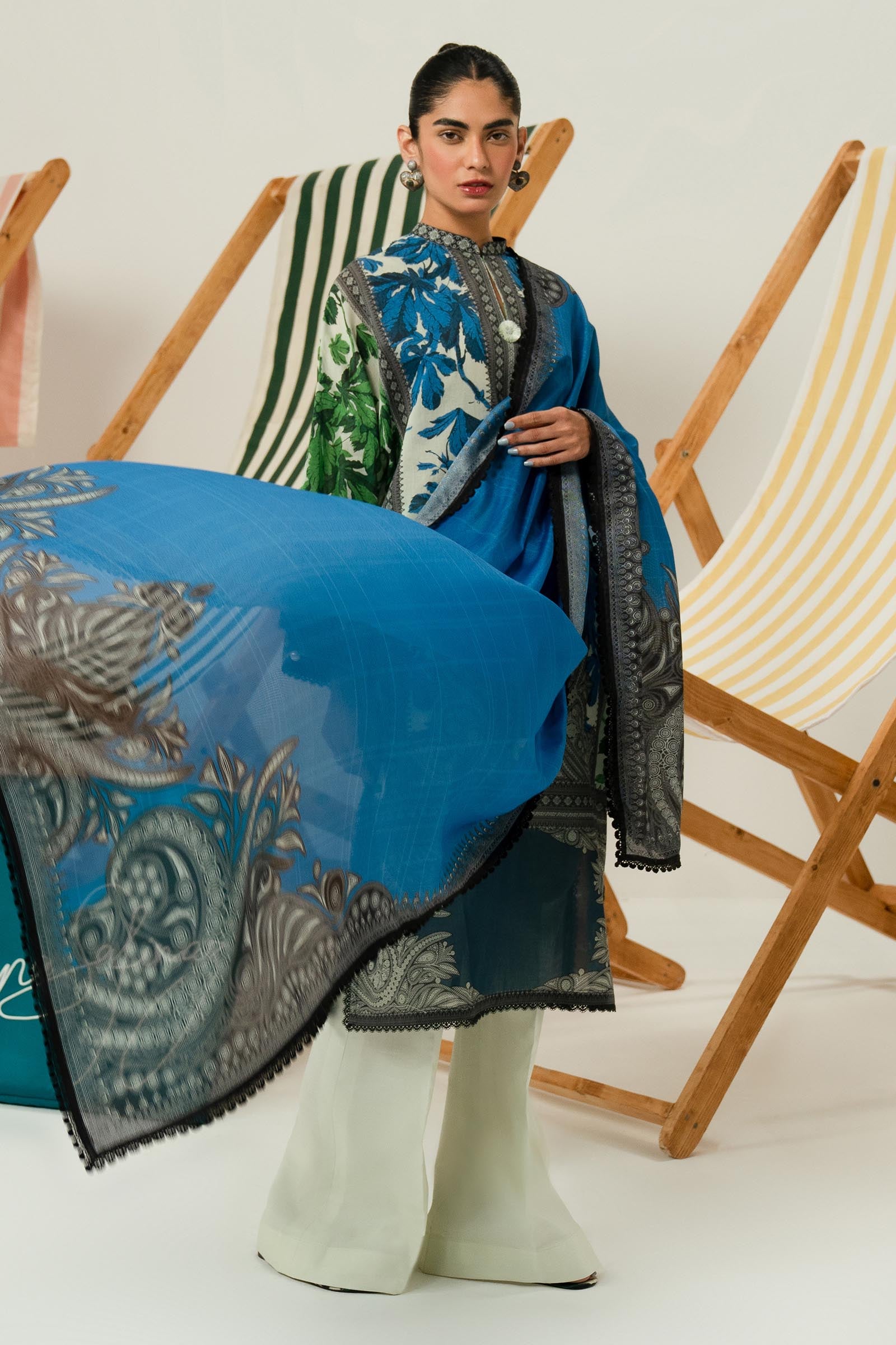 Unstitched 2 Piece Lawn Suit