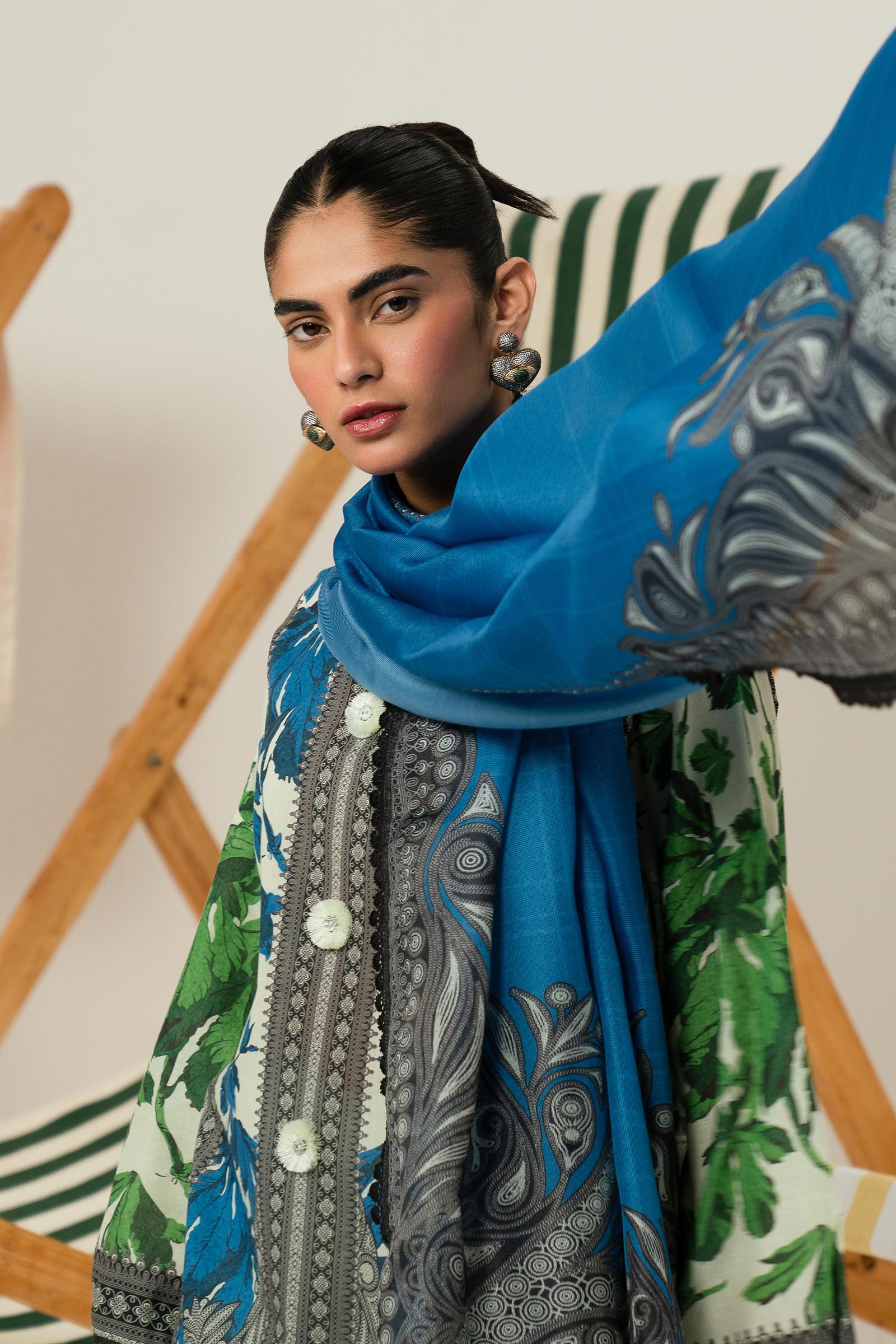 Unstitched 2 Piece Lawn Suit