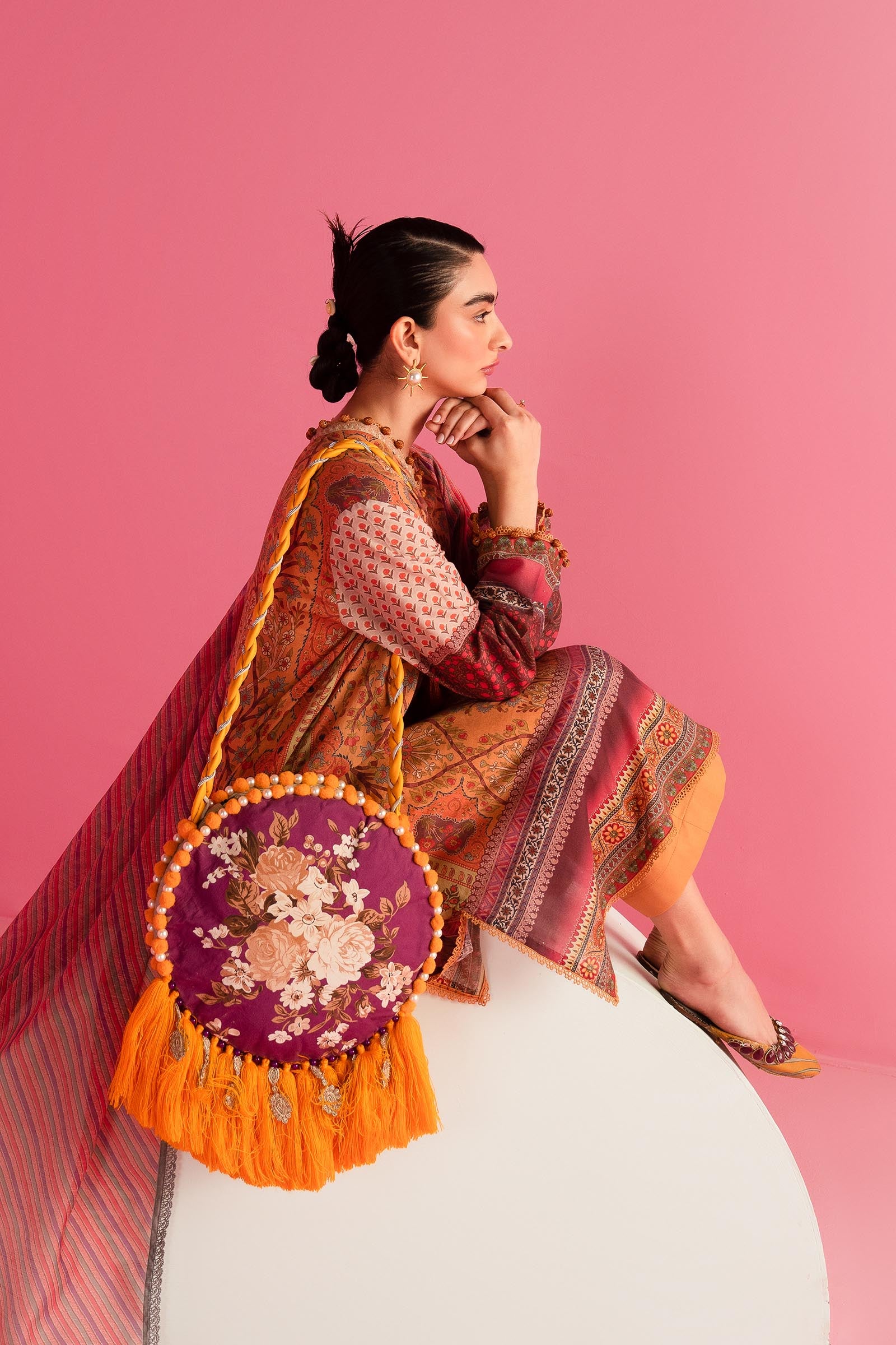 Unstitched 3 Piece Lawn Suit