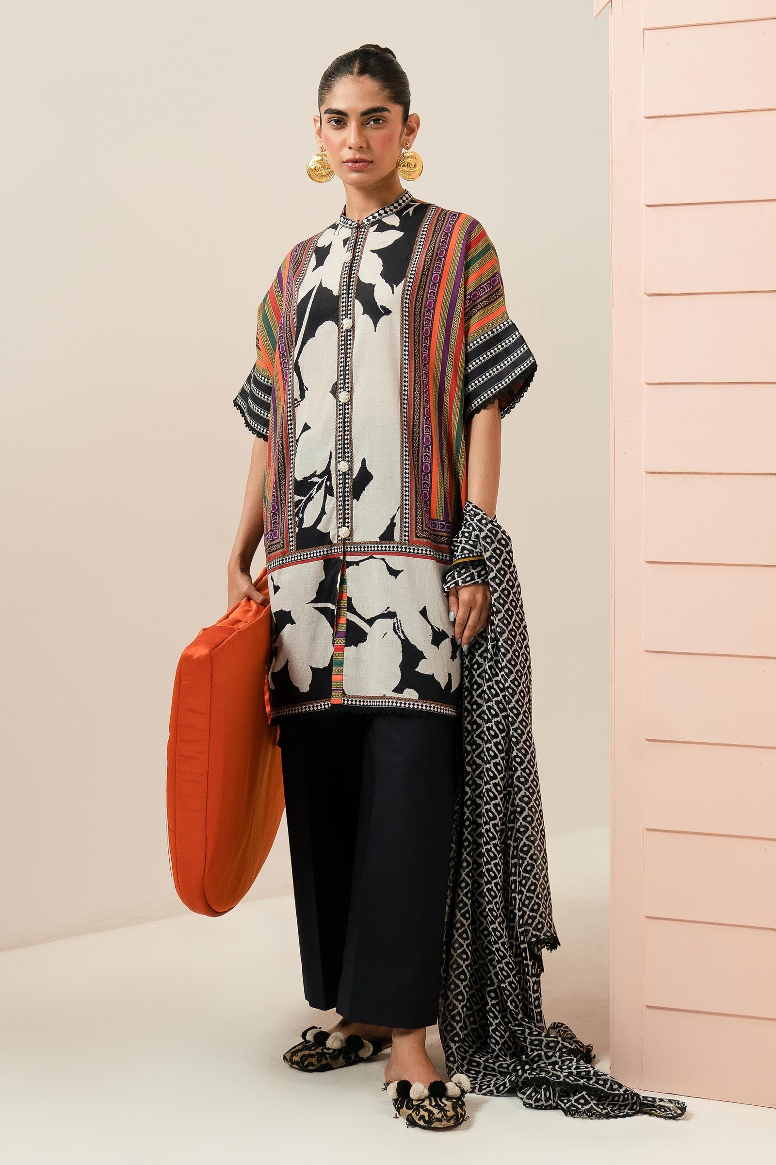 Unstitched 2 Piece Lawn Suit