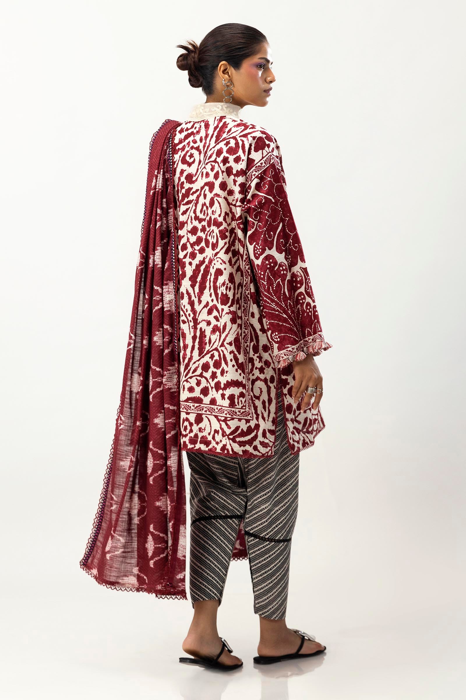 Unstitched 3 Piece Slub Suit