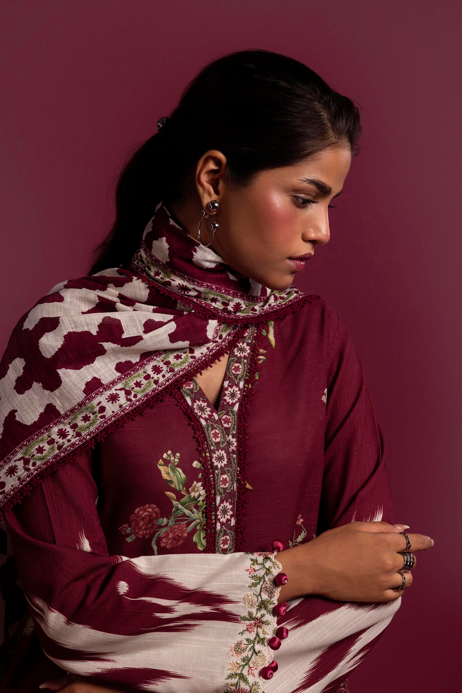 Unstitched 2 Piece Slub Suit Secondary image