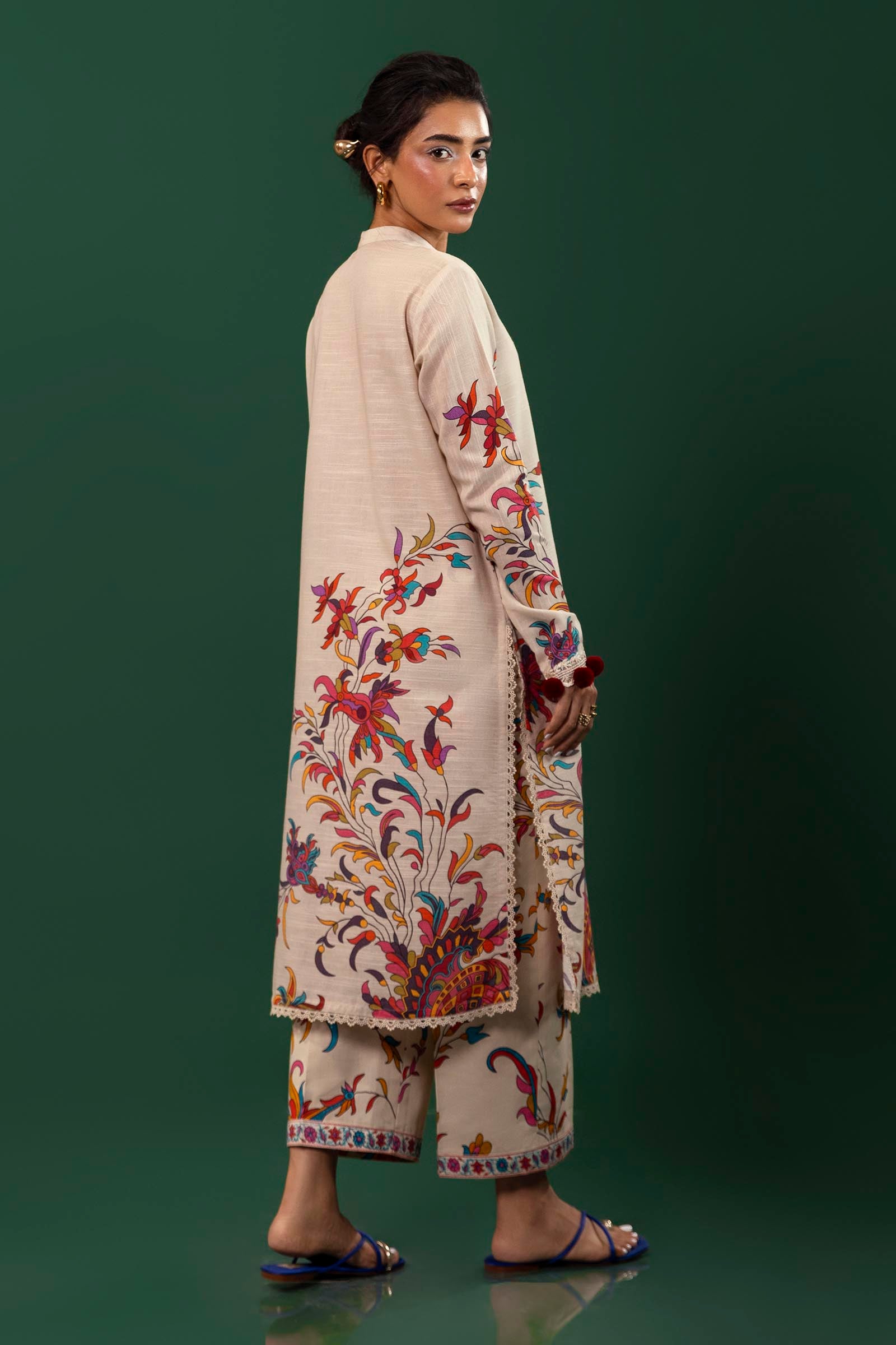 Unstitched 2 Piece Slub Suit Secondary image