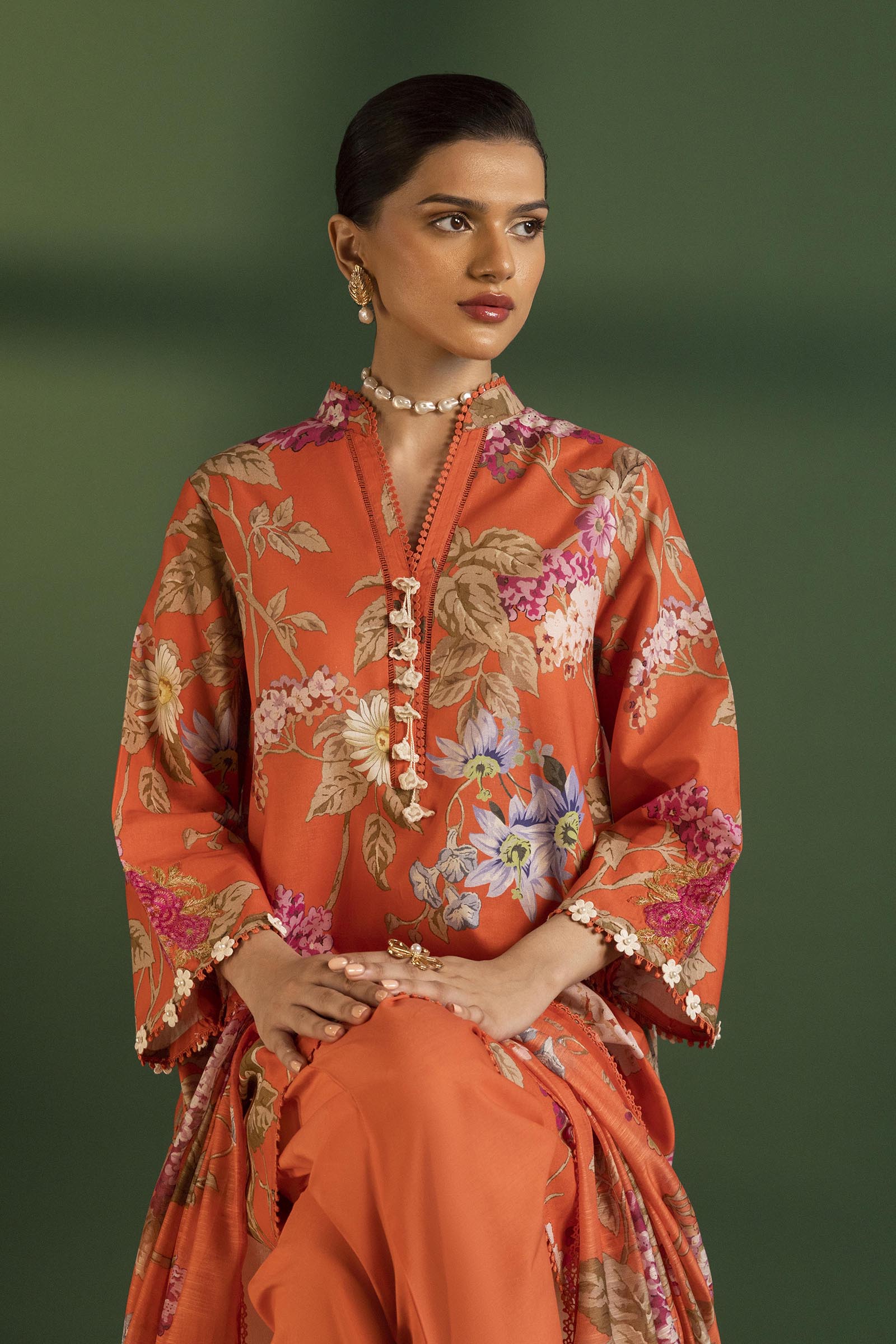 Unstitched Mahay Lawn 3 Piece Suit