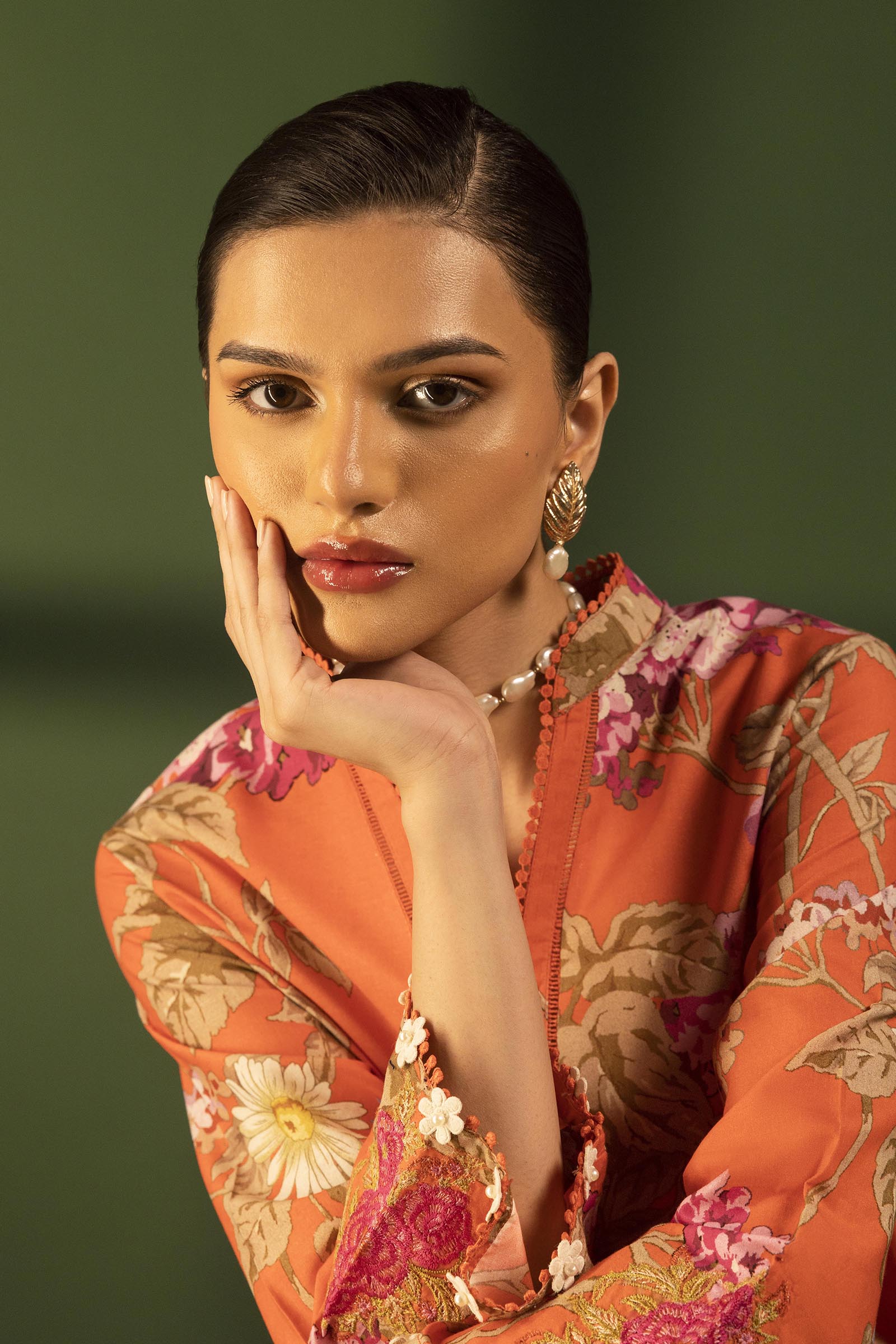 Unstitched Mahay Lawn 3 Piece Suit Secondary image