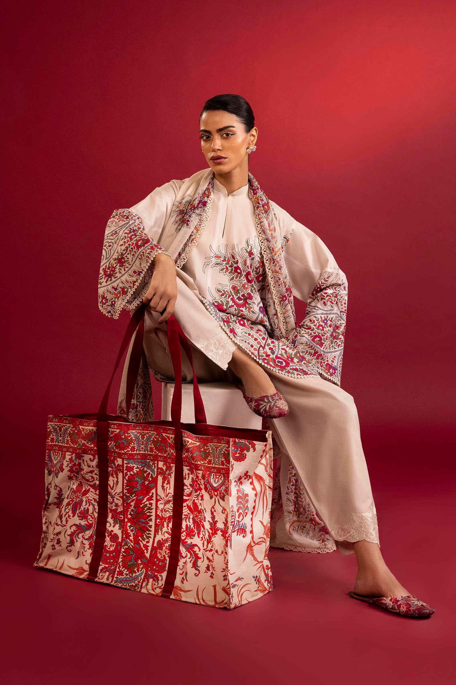 Unstitched Mahay Lawn 3 Piece Suit