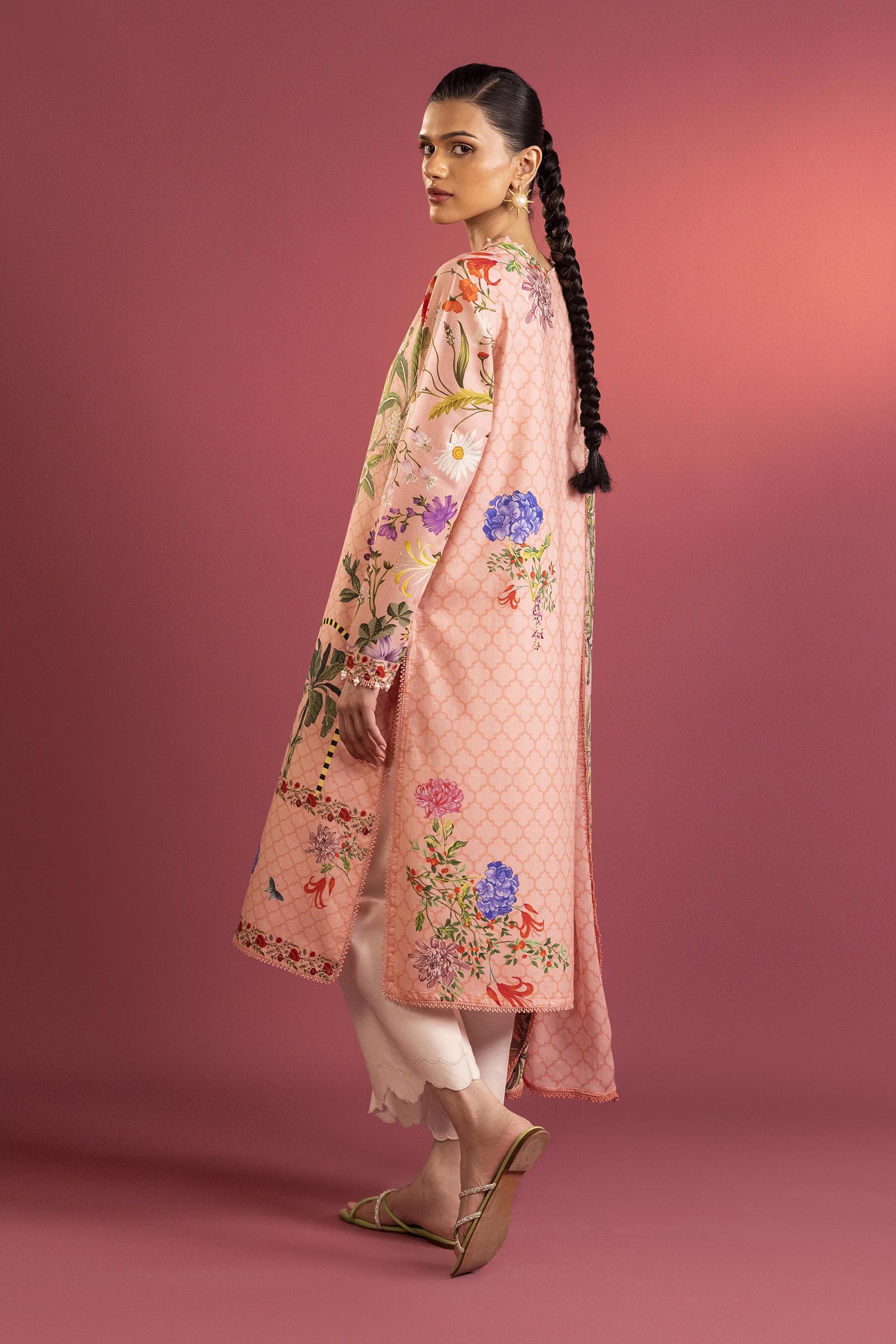 Unstitched Mahay Lawn 2 Piece Suit