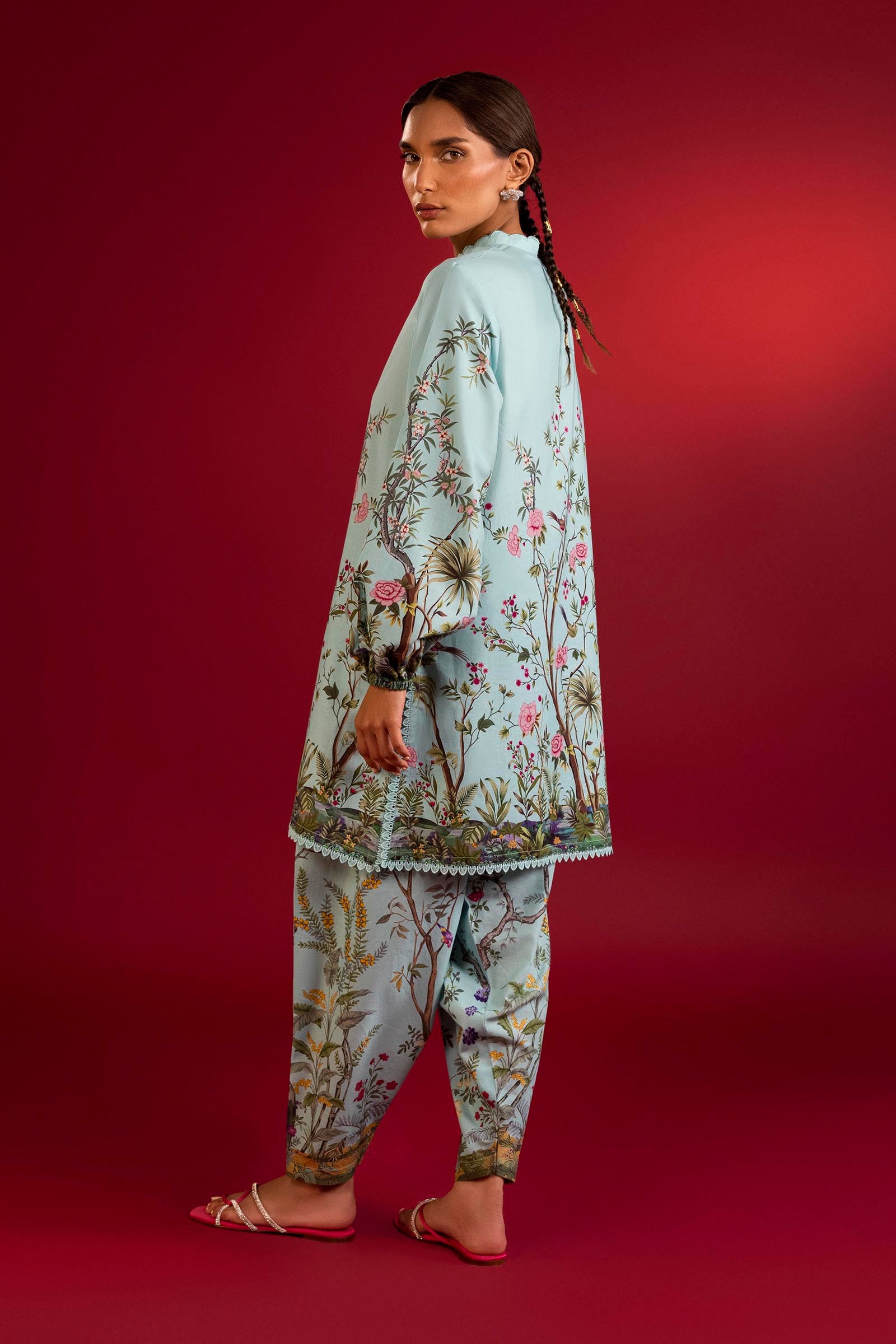 Unstitched Mahay Lawn 2 Piece Suit