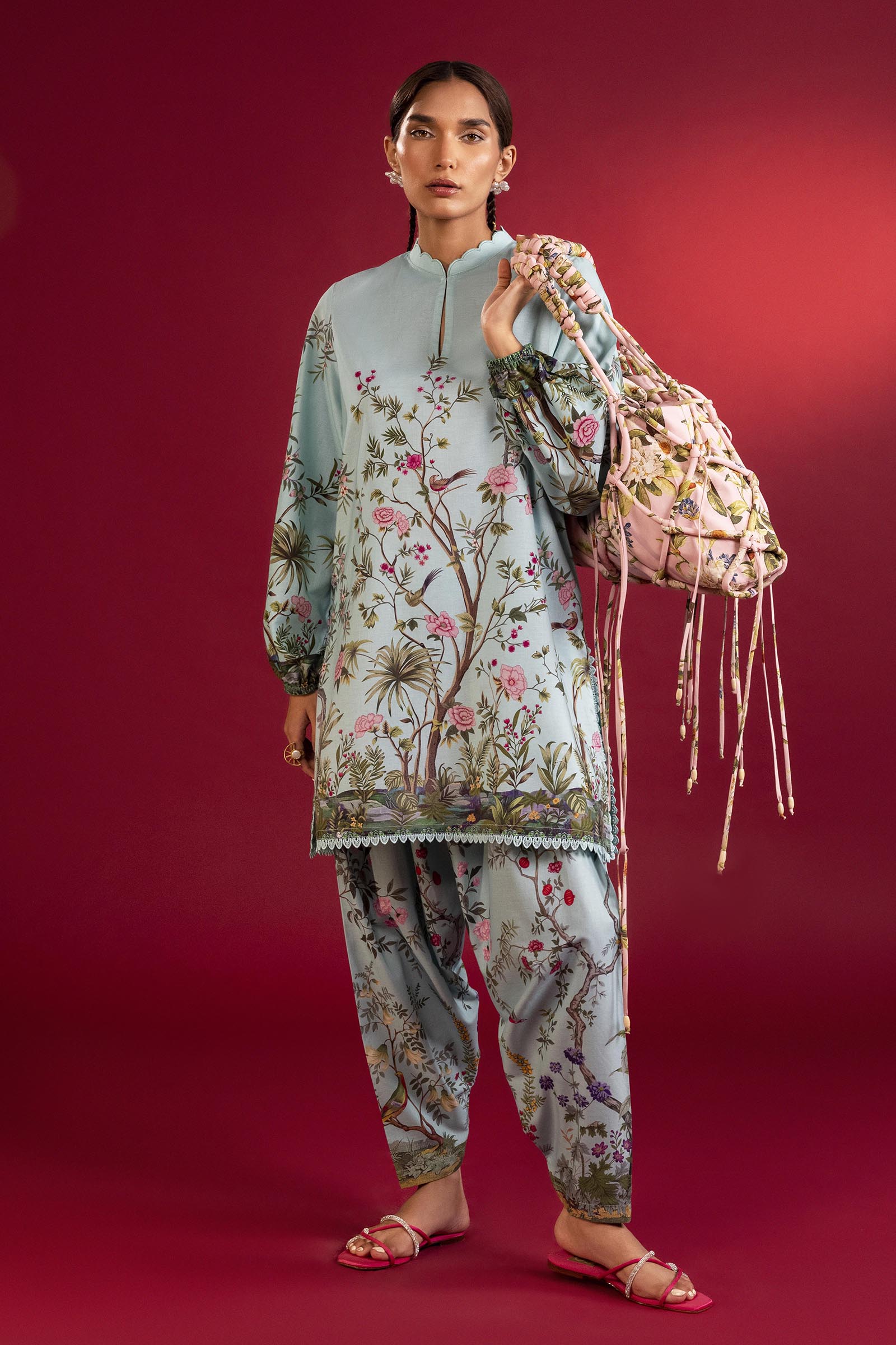 Unstitched Mahay Lawn 2 Piece Suit Main image