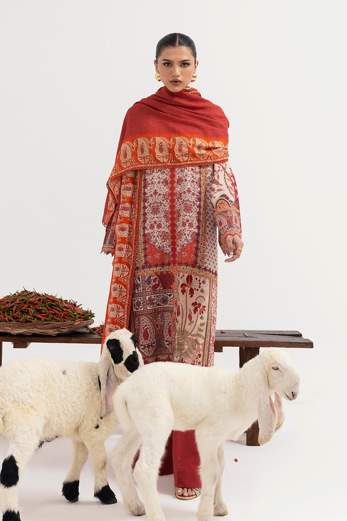 Unstitched 3 Piece Linen Suit