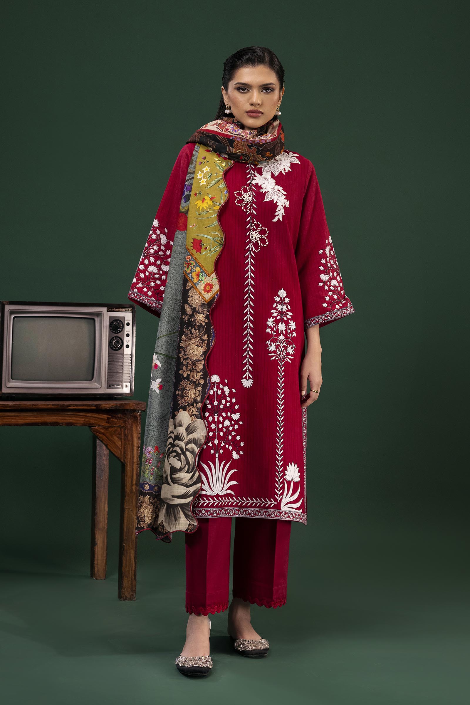Unstitched 3 Piece Slub Suit