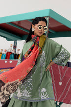 Stitched Printed Khaddar Suit