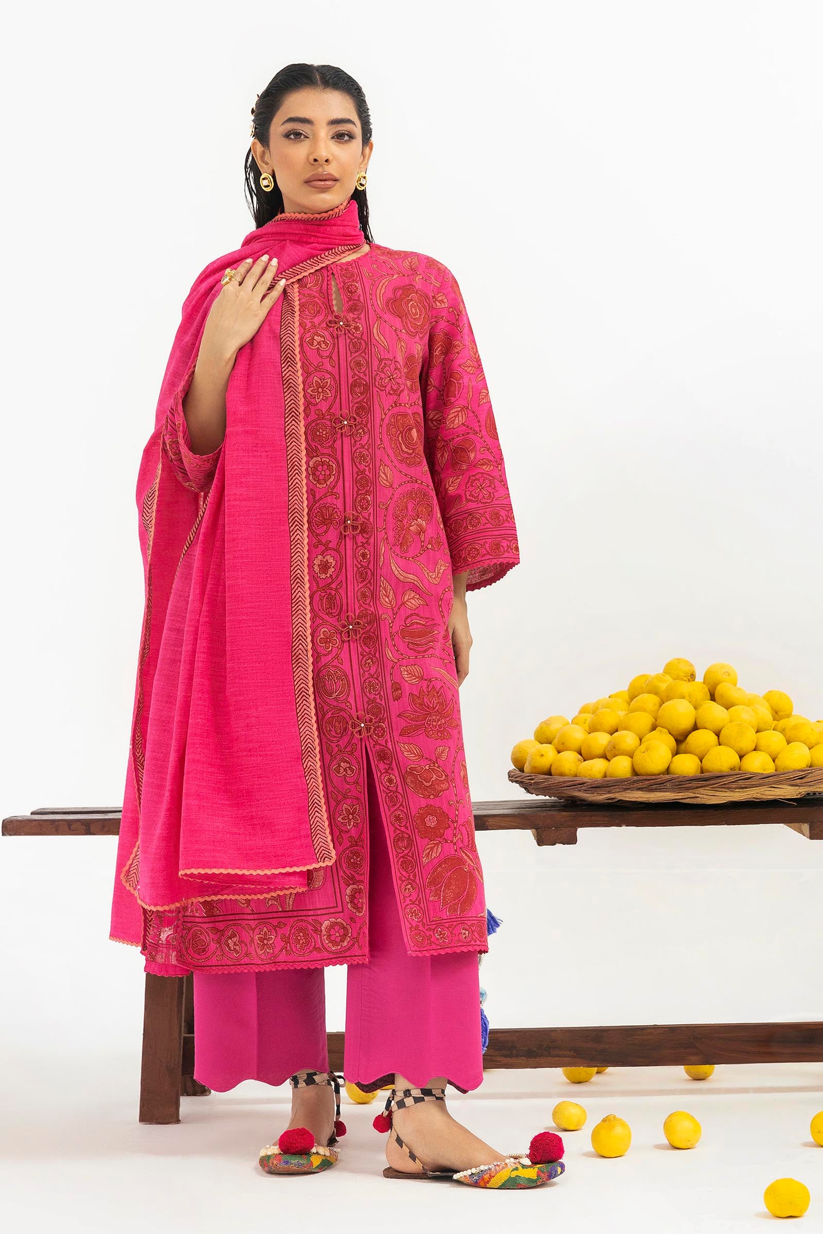 Unstitched 2 Piece Slub Suit Main image