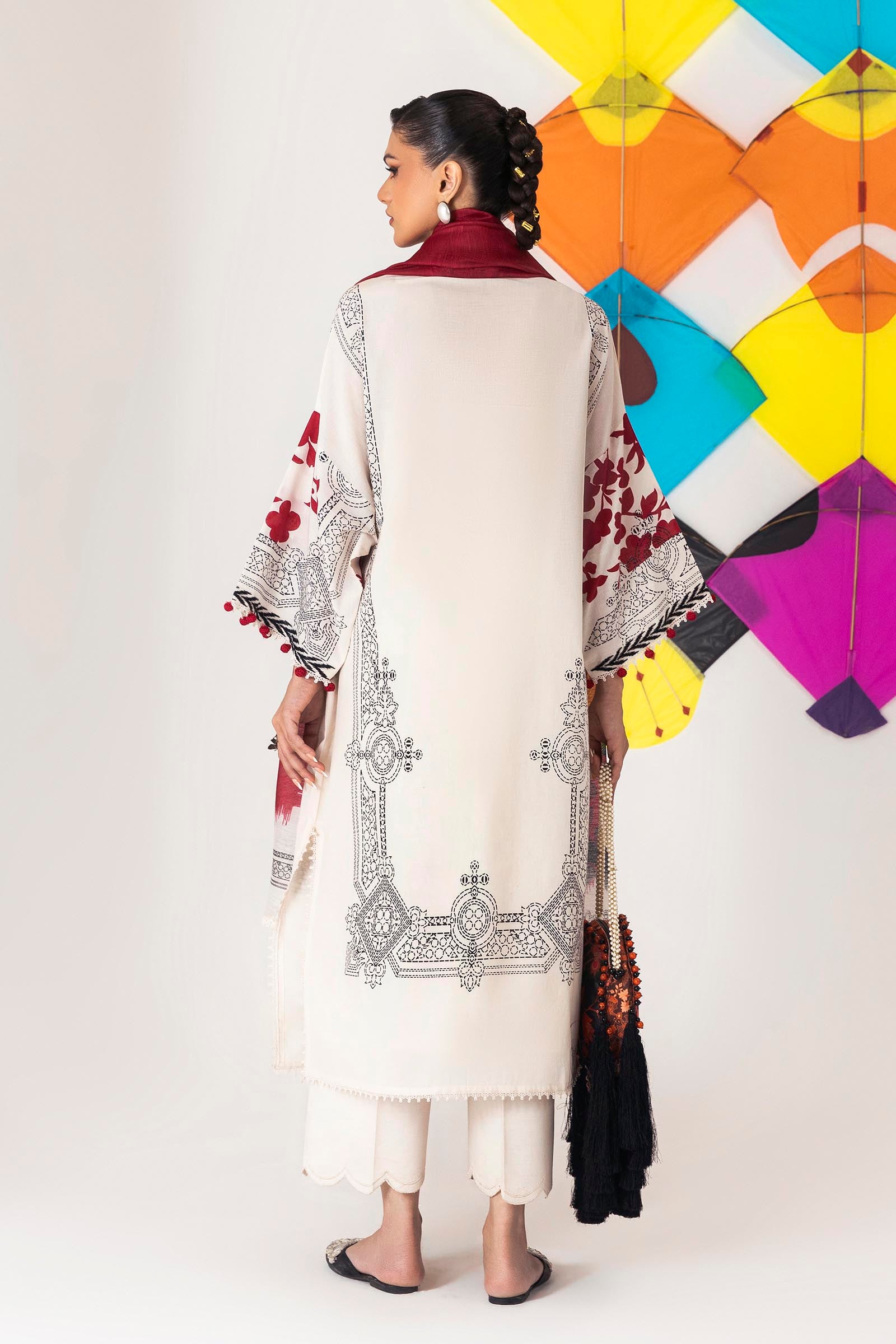Unstitched Mahay Lawn 3 Piece Suit