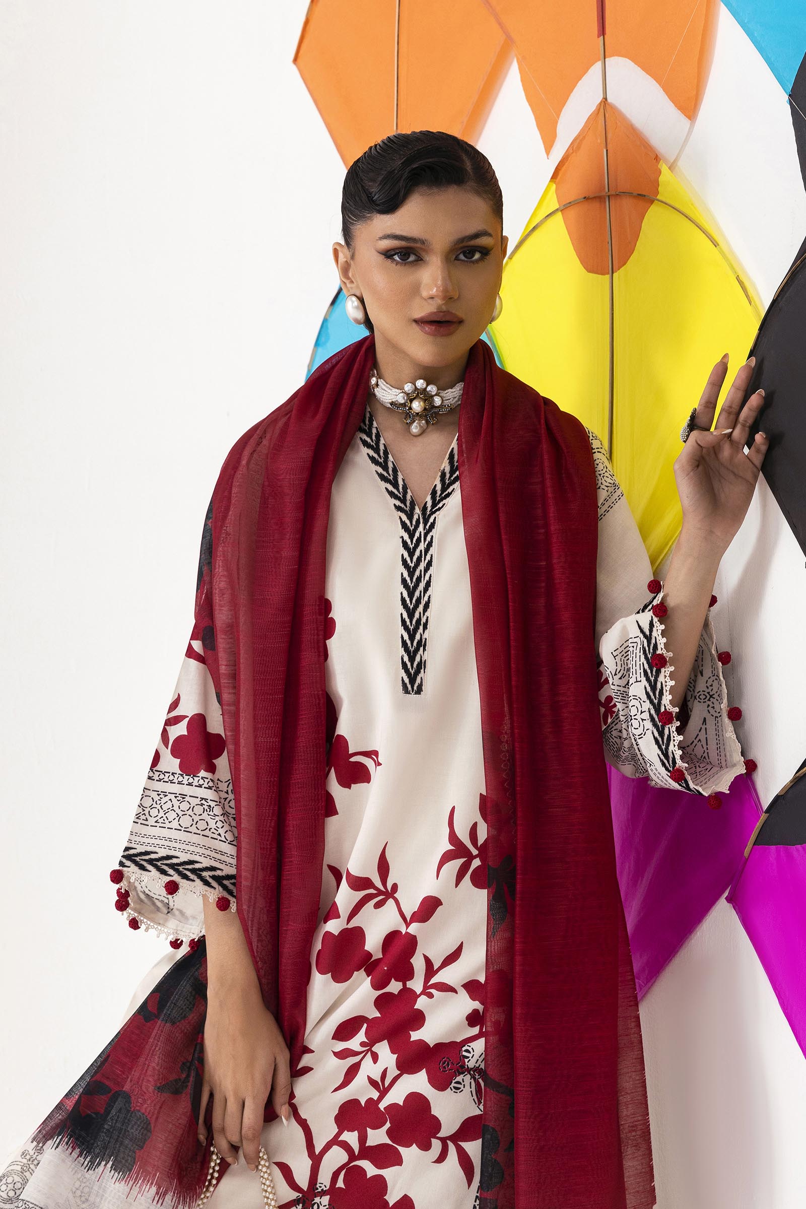 Unstitched Mahay Lawn 3 Piece Suit