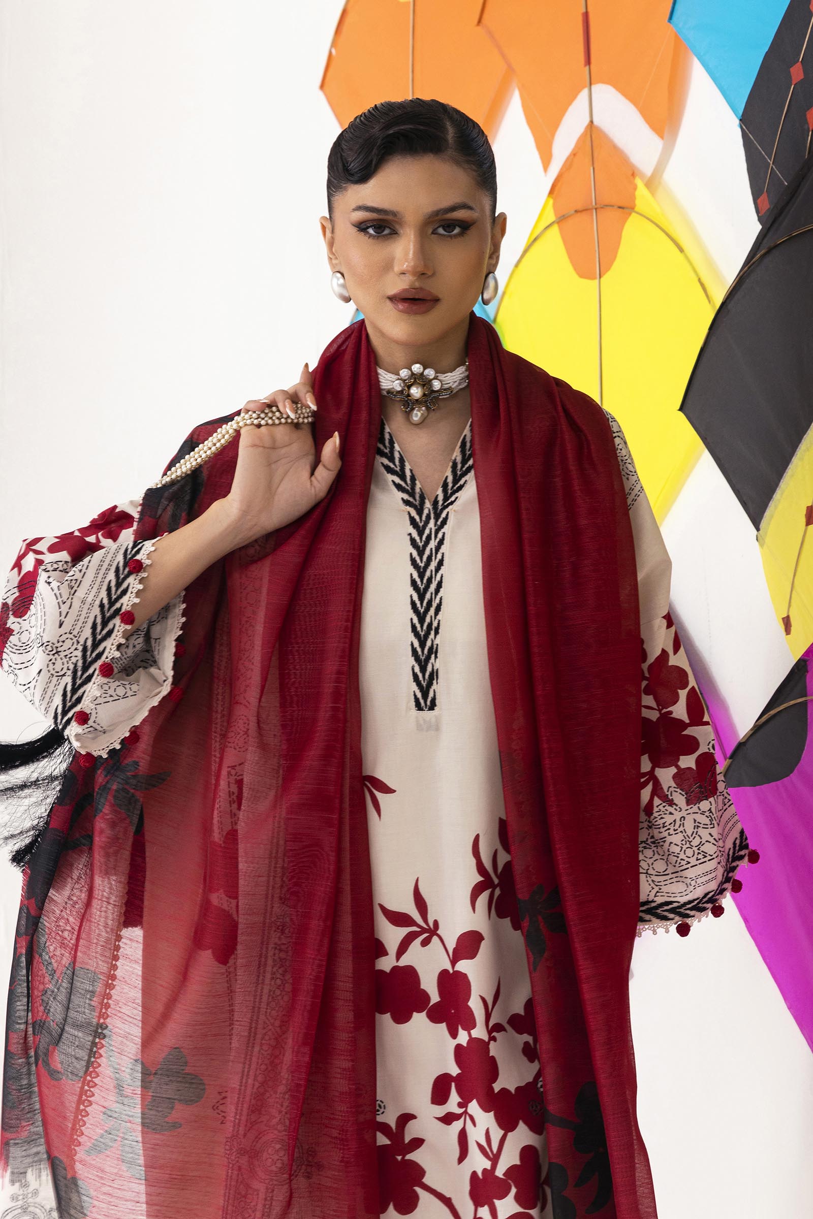 Unstitched Mahay Lawn 3 Piece Suit