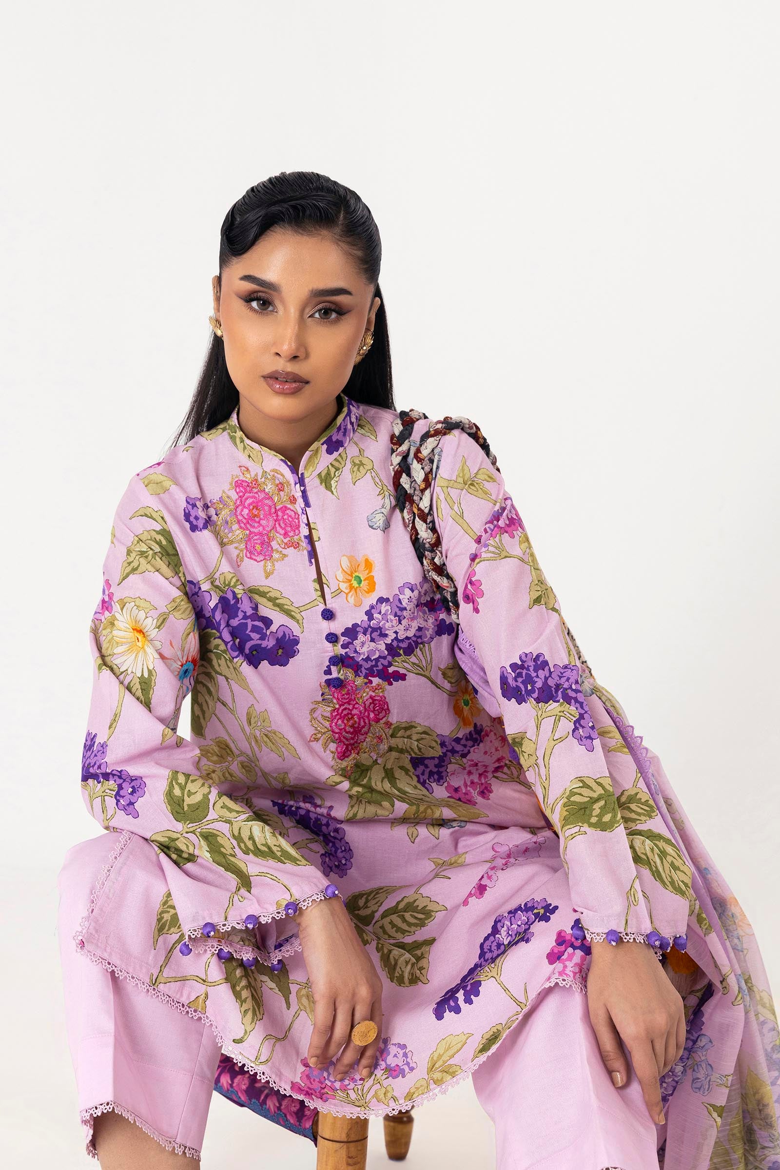 Unstitched Mahay Lawn 3 Piece Suit