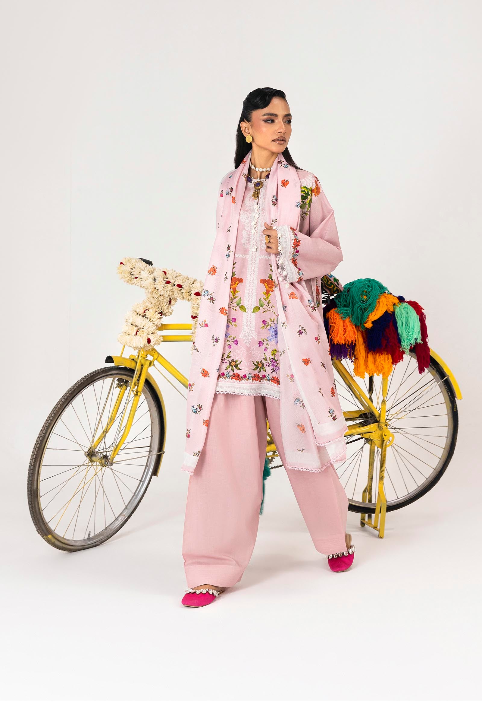 Unstitched Mahay Lawn 3 Piece Suit Main image