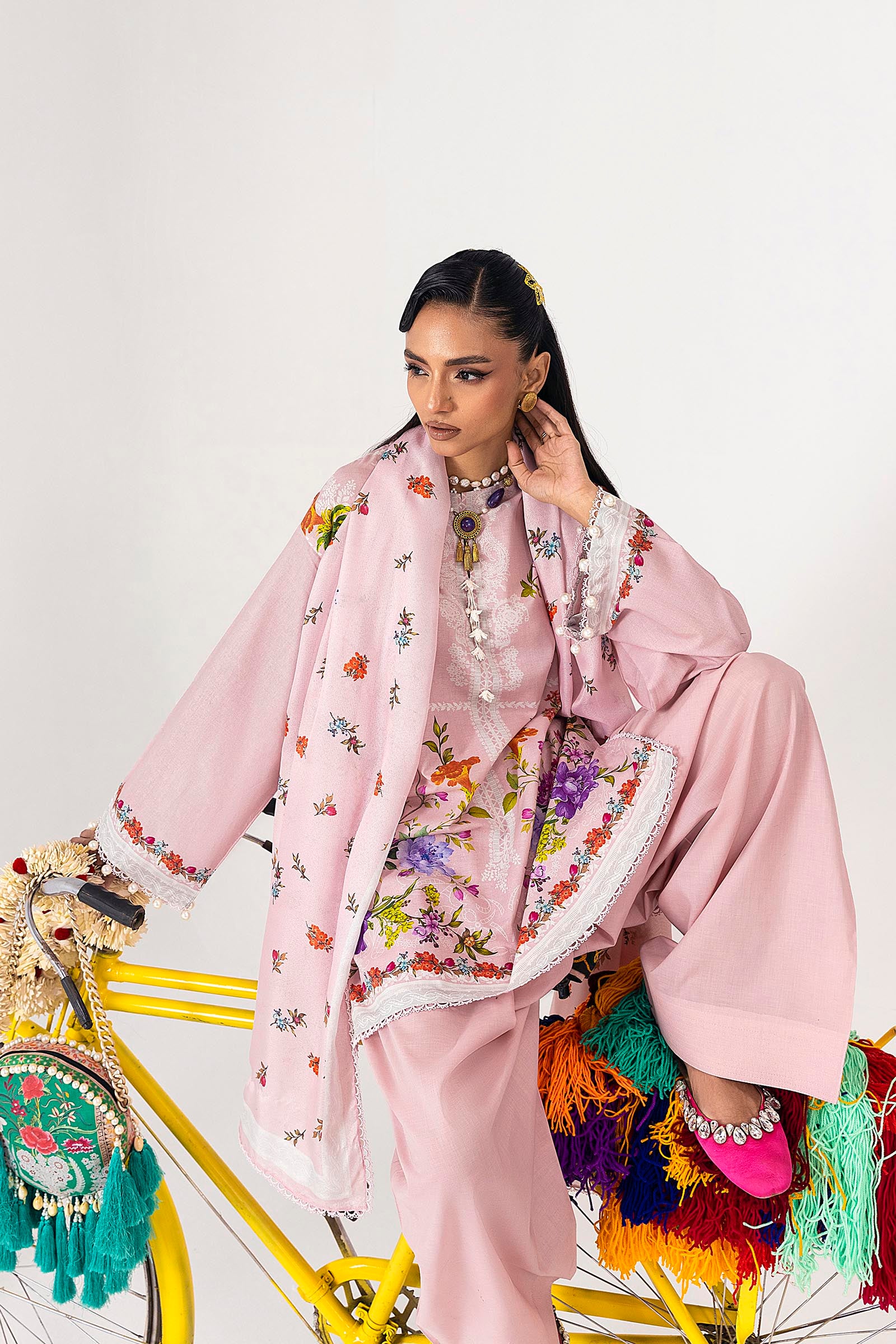 Unstitched Mahay Lawn 3 Piece Suit