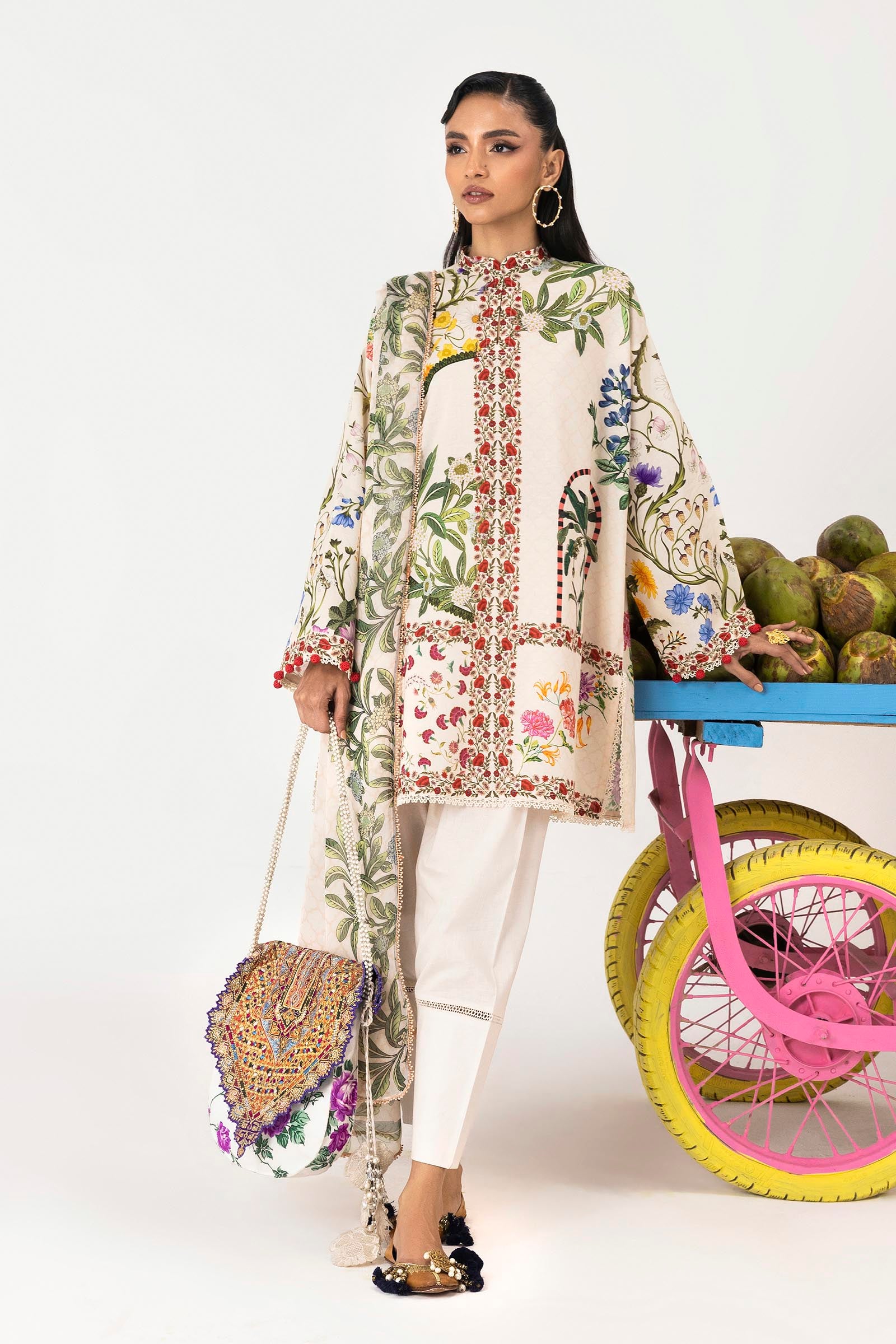 Unstitched Mahay Lawn 2 Piece Suit Main image