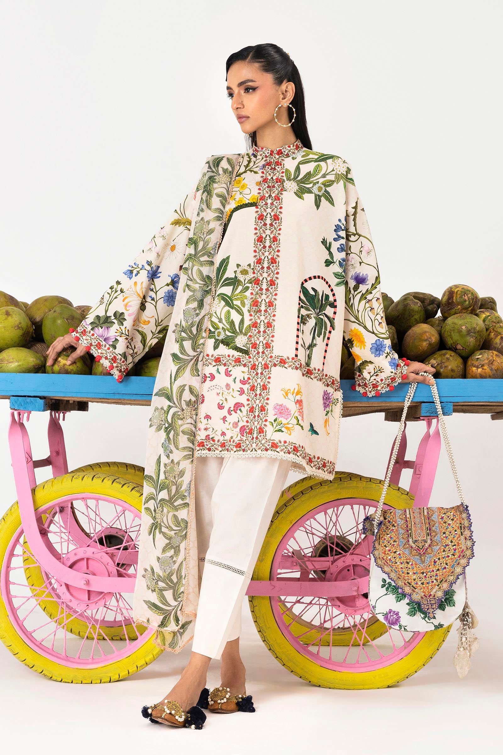 Unstitched Mahay Lawn 2 Piece Suit